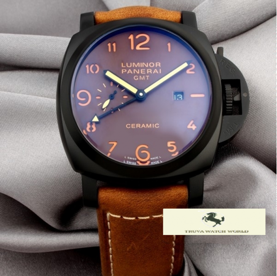 HK1073 PANERAİ LUMİNOR GMT CERAMİC SİYAH PVD KASA